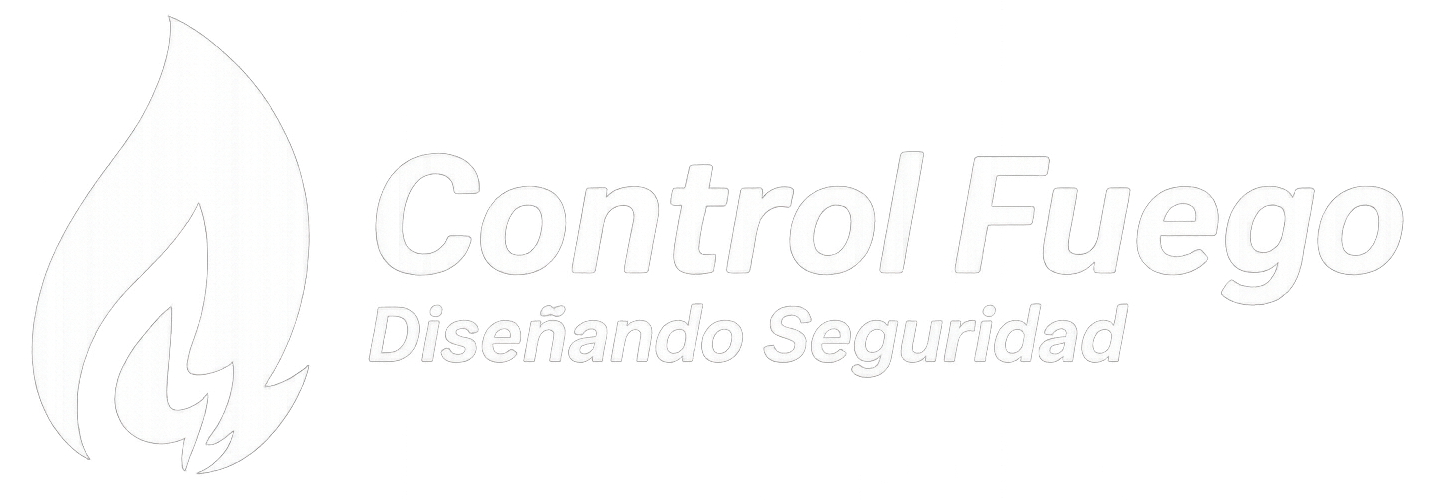 Logo Control Fuego Blanco
